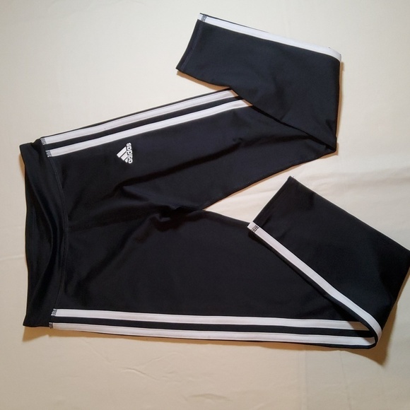 Adidas Kids Black Track Pants Size S 7/8 - Picture 1 of 4